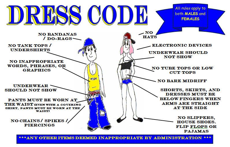 April Fools: Fees for dress code violations