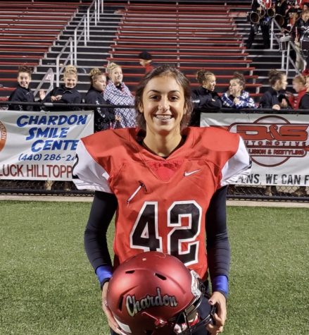 CHS Junior Oriani is the Hilltoppers second female kicker. 