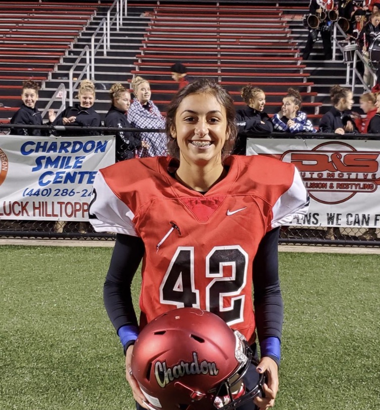 CHS Junior Oriani is the Hilltopper's second female kicker. 