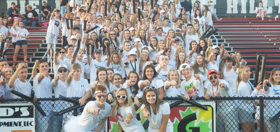 CHS+student+section+during+the+2019+Homecoming+football+game+vs+Riverside