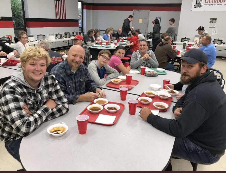 Community members enjoy the 19th CHS Chili Cook Off.