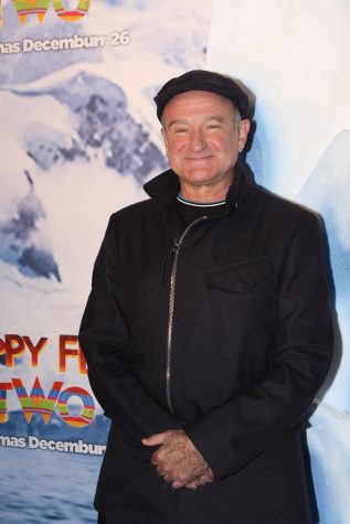 The late and great Robin Williams at the Happy Feet Two Premiere.