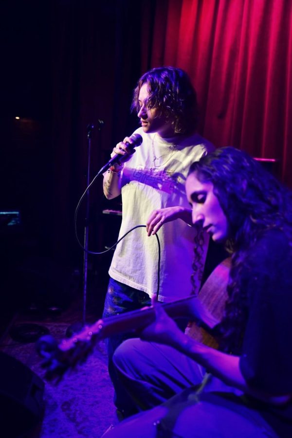 Cassidy King and Zoe Nelson preform live on stage at a recent show. Theyve worked on songs  and spent numerous shows together.